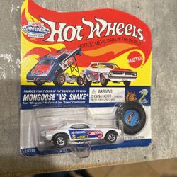 Hot Wheels Vintage Collection Mongoose Vs. Snake Redline White China 1994