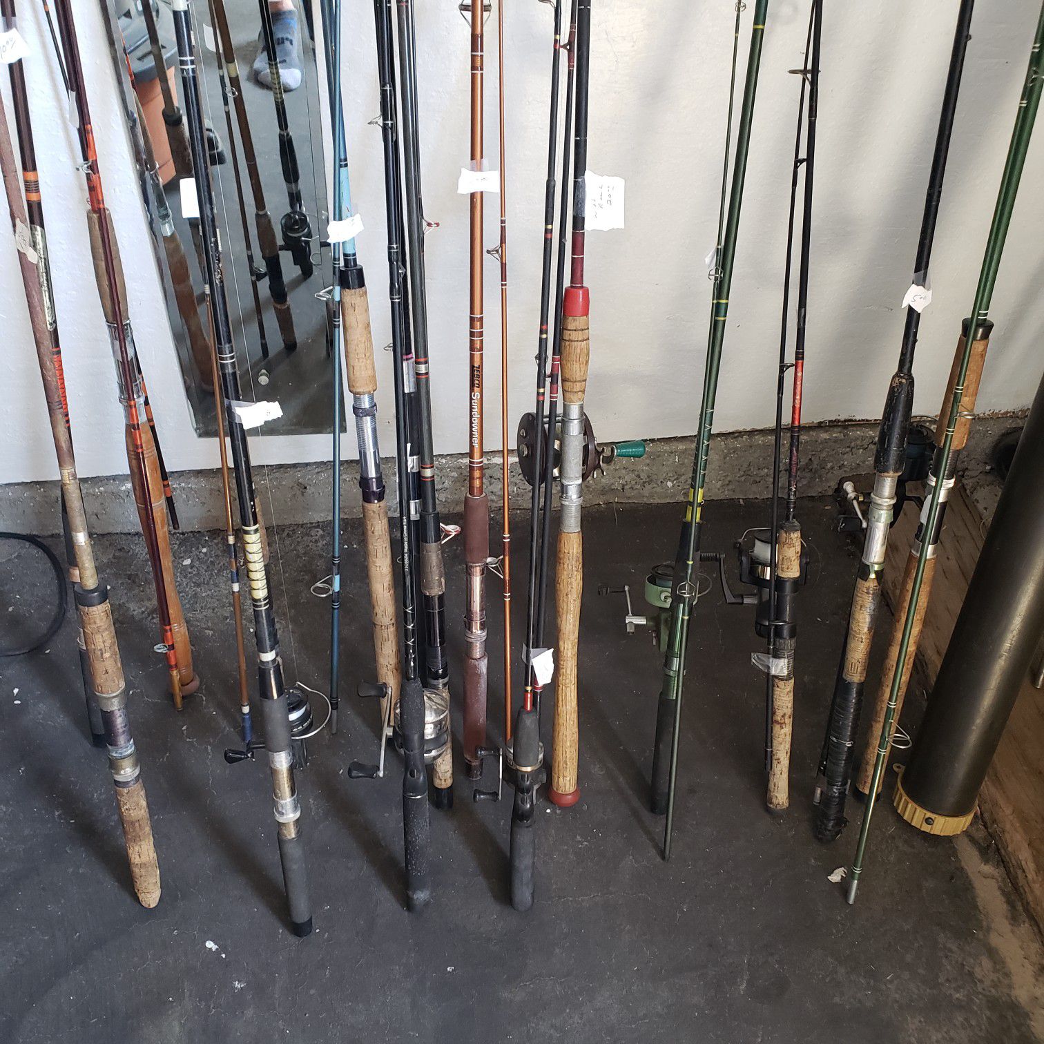Have some fishing poles ... reels.. gear...