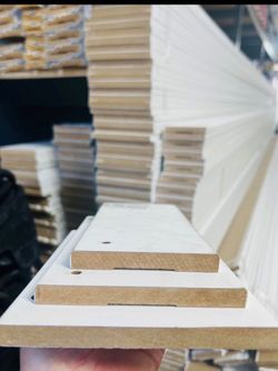 MDF baseboard 3 1/2 $0.68 / Molduras