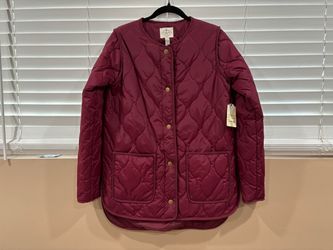Women's St.John’s Bay Quilted Jacket with Tags