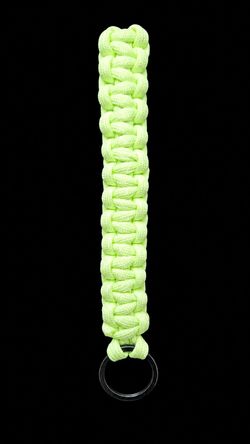 Glow in the Dark Paracord Zipper Pull / Keychain