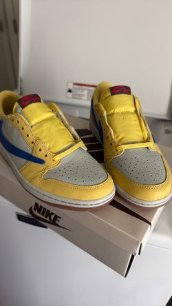 Travis Scott Canary Yellows