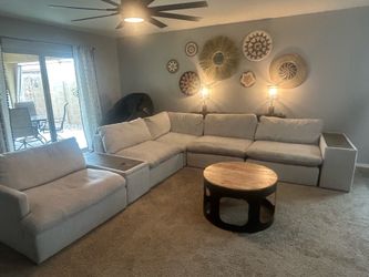 Light Gray/Oatmeal Sectional