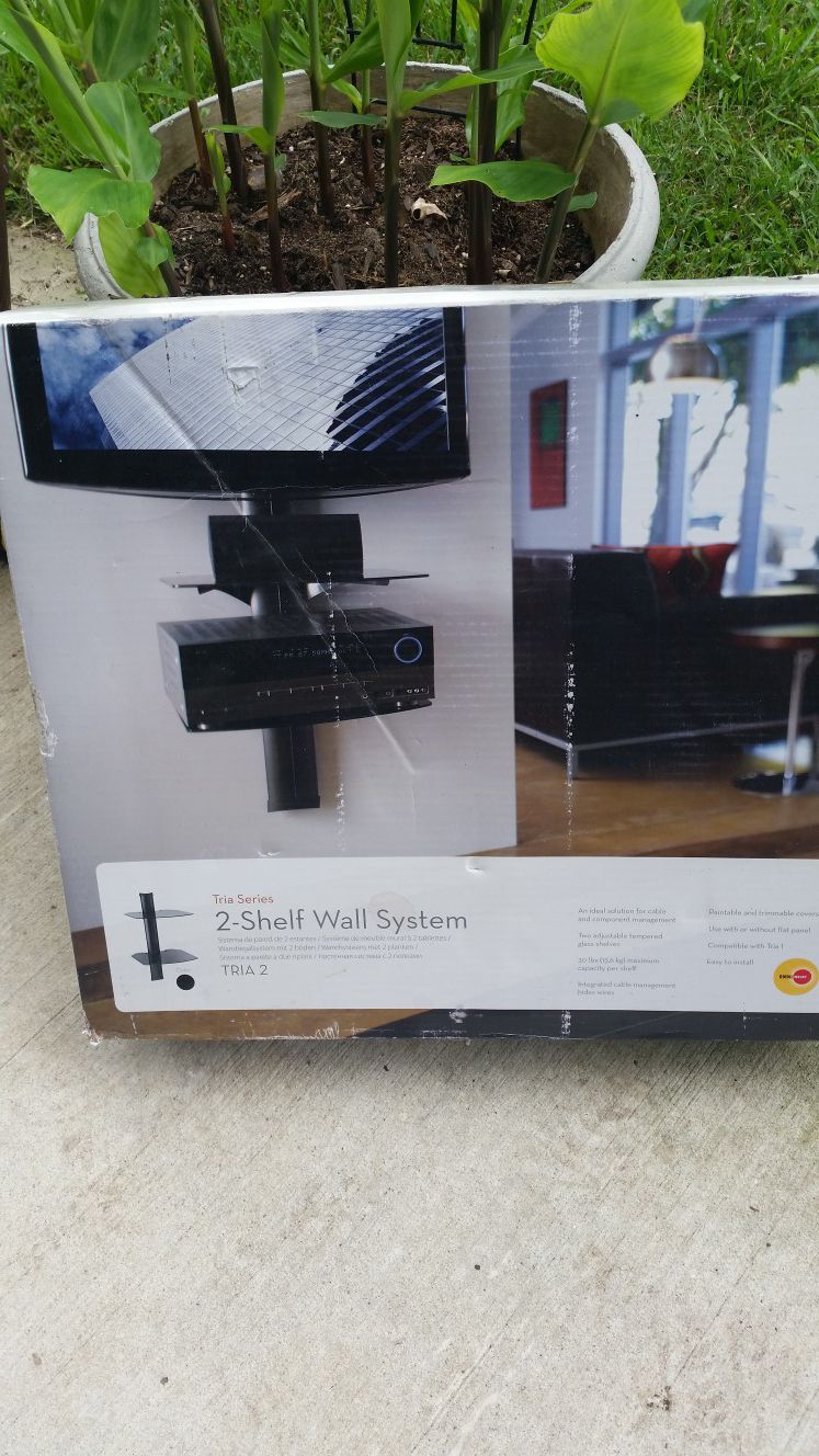 Two Shelf Wall System New in Box
