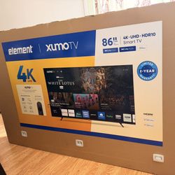 86" Element UHD 4K Xumo Smart Tv Brand New in Box
