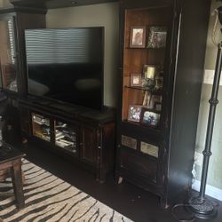Solid Wood Tv Stand And Coffee Table 