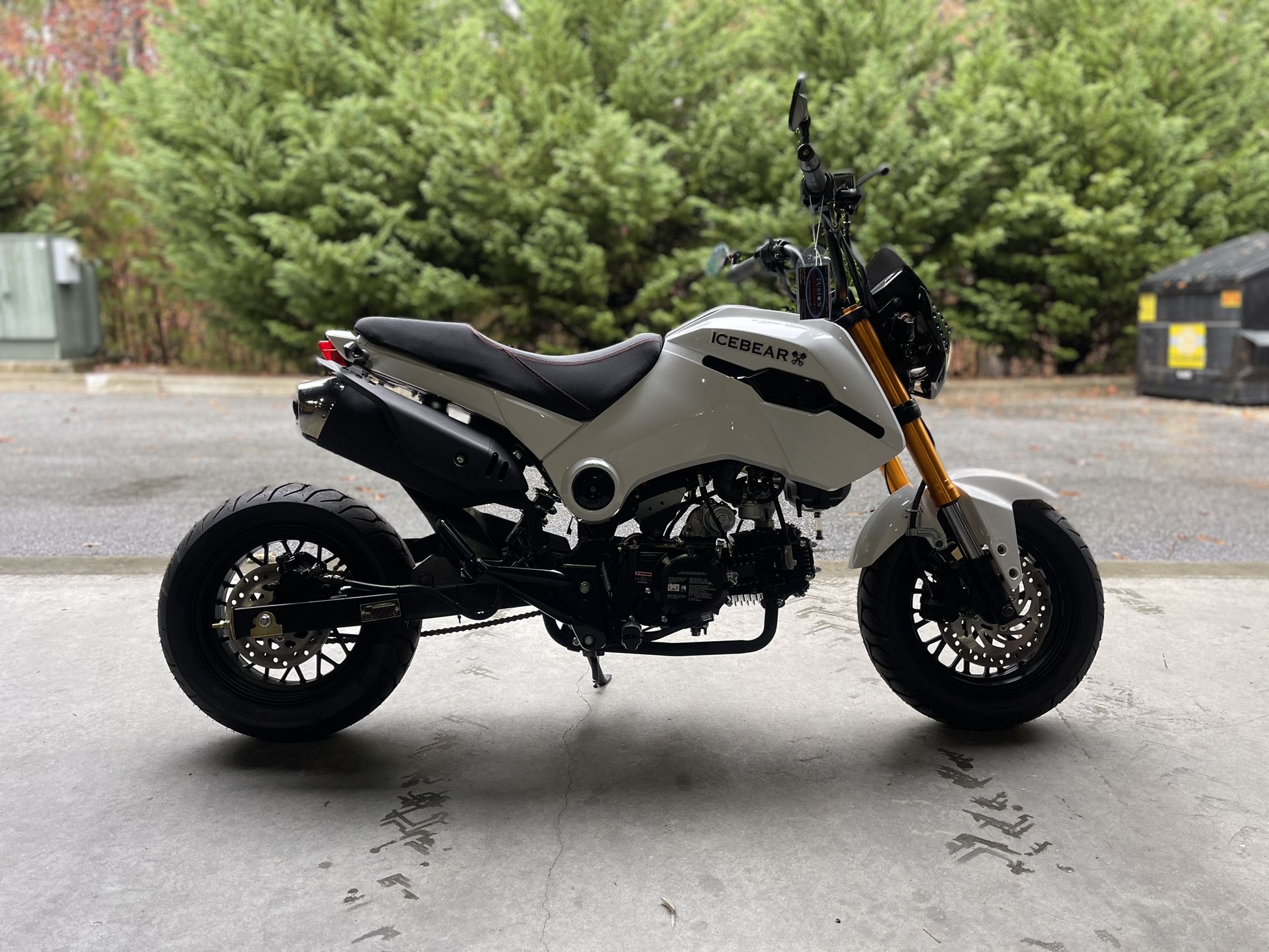 New 125 Grom style Icebear Motorcycle 