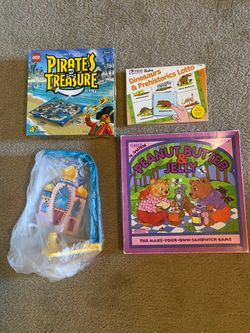 Family Fun Collectible Games Lot for Younger Children, Items Added & Changed