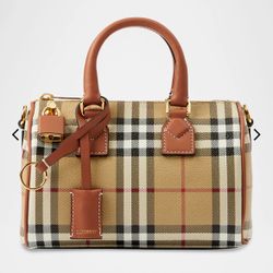 Burberry Medium Bowling Bag Valentines Gift For Her