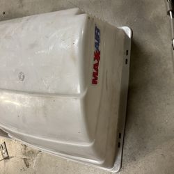 2 Max Air Vent Covers For Rv , Toyhauler , camping Trailers   Very good condition