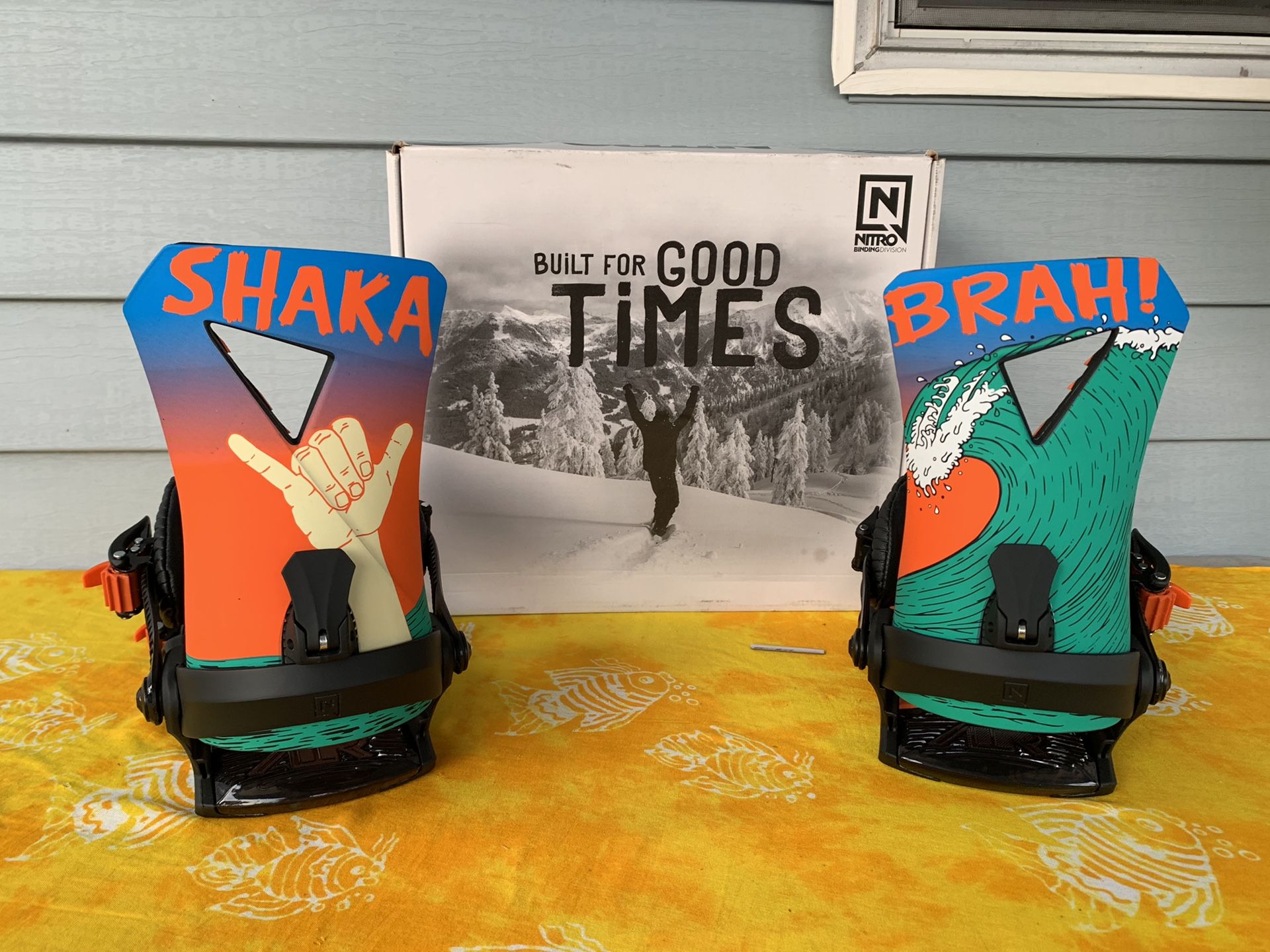 Nitro Zero “Shaka Brah” snowboard bindings