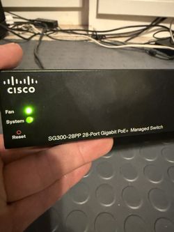 Cisco 28 Port Poe+ Managed Ethernet Switch