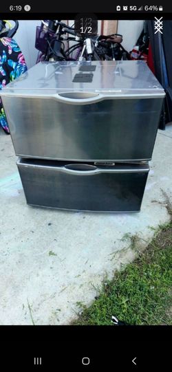 Washer and dryer drawers