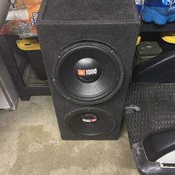 12” Subwoofer box With Free Subs