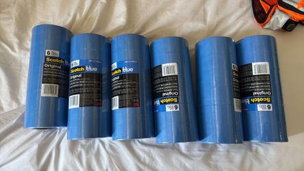 Blue scotch tape