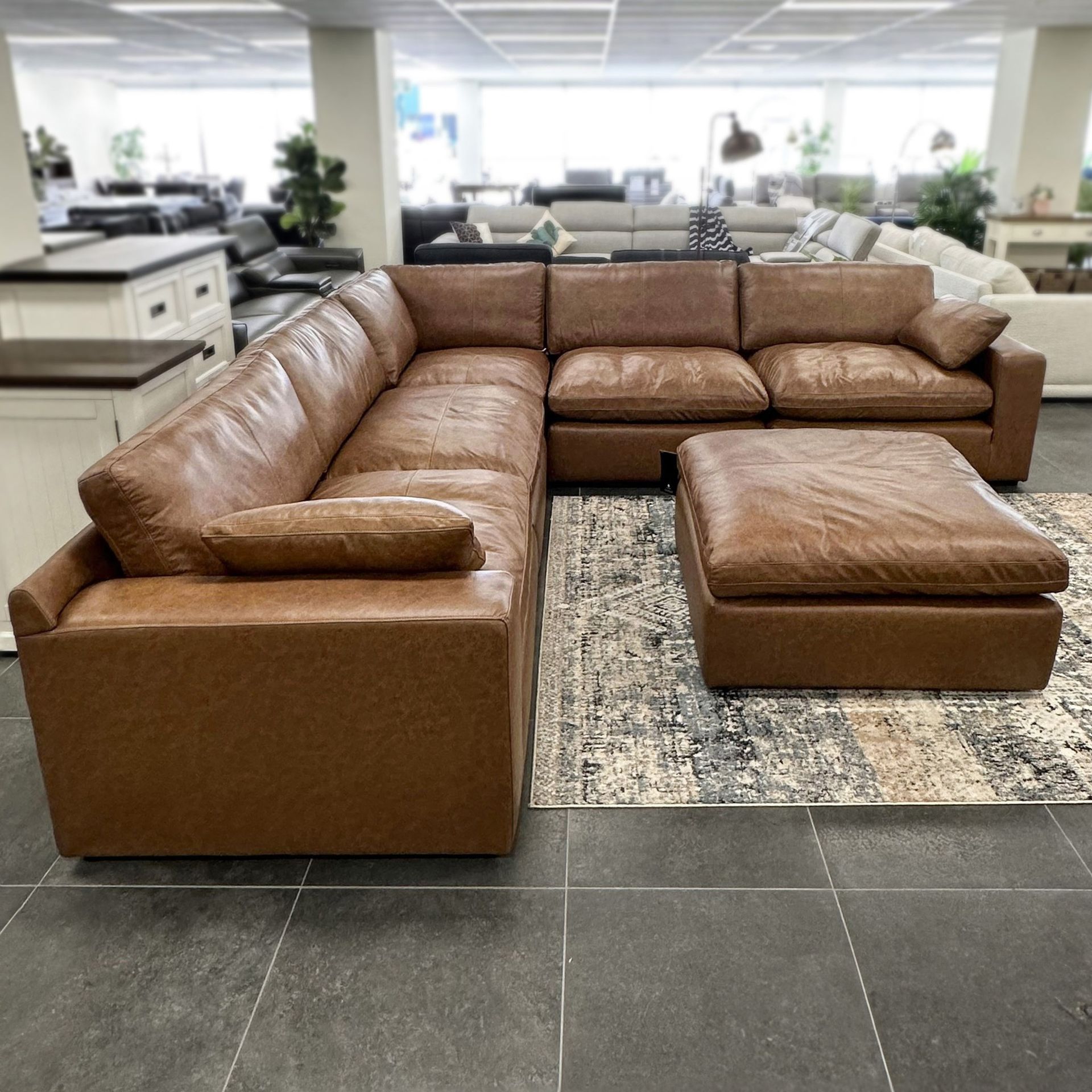 Mention Jon Green to the staff to confirm this price/offer! 🔥Emillia Leather Sectional Couch Set 🌟 Color Options