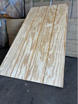 5/8”x4’x8’ T1-11 12-in on center plywood siding