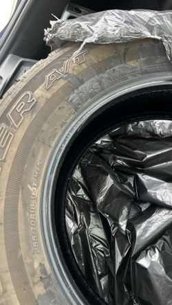 Hardly used Bridgestone bronco tires