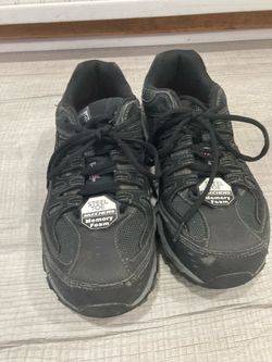 Men red sketchers size 7