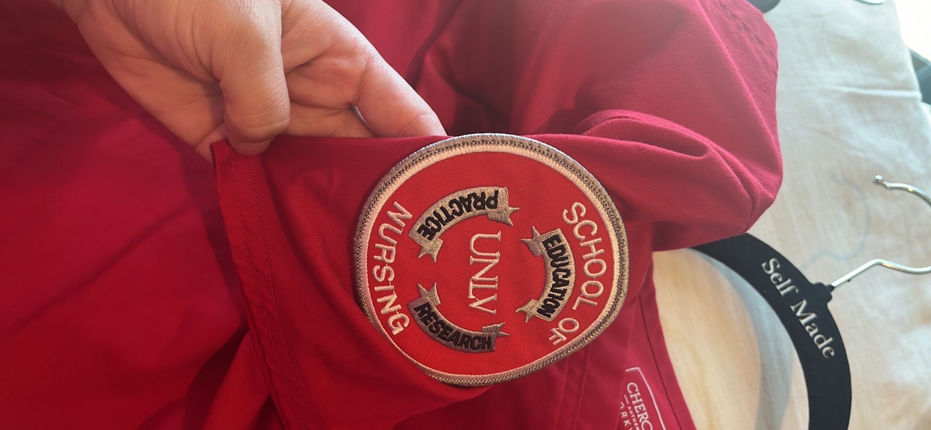 UNLV red nursing scrubs (3 pairs!)