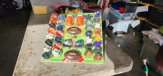 NFL Mini Football Helmets Set $30  O.B.O