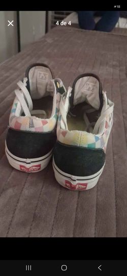 Vans low tops rainbows