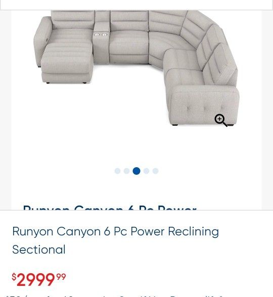 Runyon Canyon Power Recliner Sectional