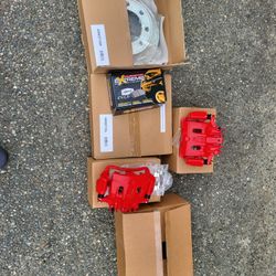 Complete Rear Brakes Kit Caliper Rotors Pads Ford F250 F-(contact info removed) Thru- 2004 Or Excursion 2000- 2005