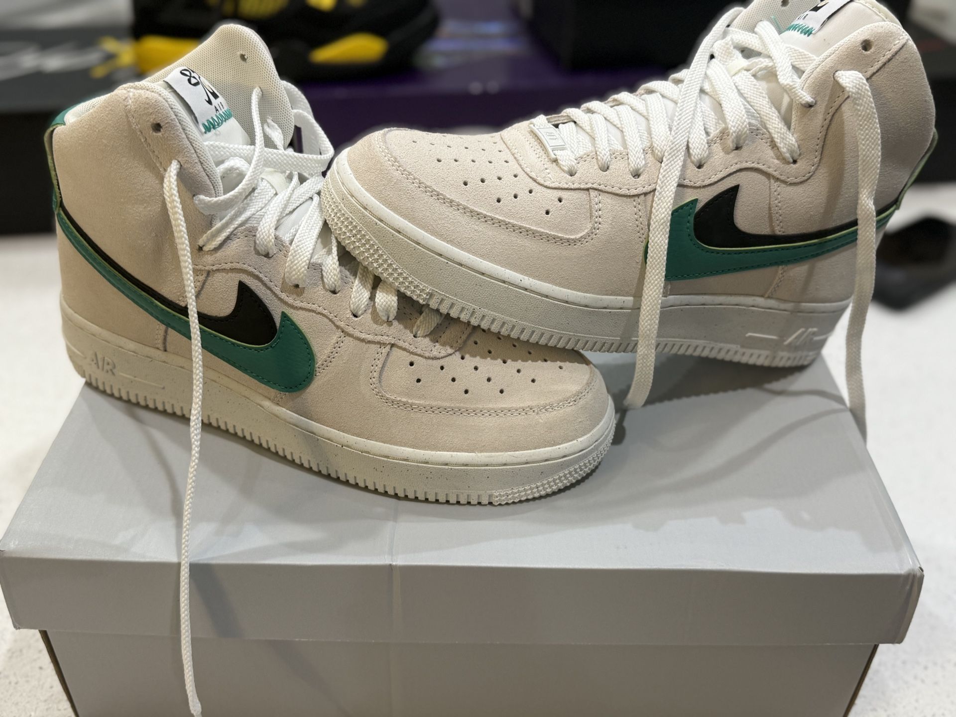 Women’s Air Force One High Se Neptune Green, 9.5 Women’s