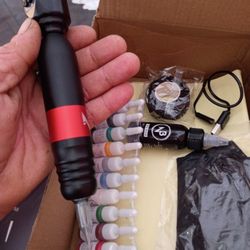 Cordless Tattoo Gun Kit 