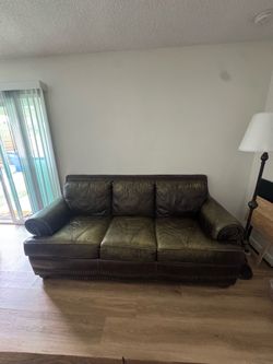 Leather couch