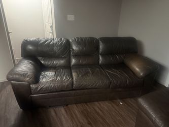 Leather couches