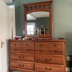 Dresser with mirror (Kathy Ireland Home brand)