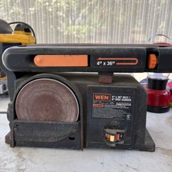 WEN 4”x36” Belt Sander / 6” Disc Sander 