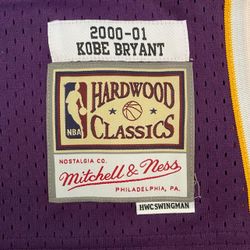 Purple and Gold Lakers Kobe Bryant Mitchell and Ness Jersey 
