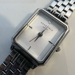  Rosefield Silver Tone Watch Stainless Steel Womens