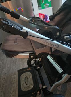 City select Double stroller with board for triple stroller