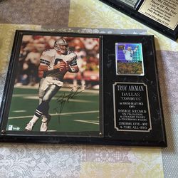 Troy Aikman Signed