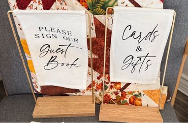 Wedding signs