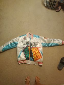Kid N Play House Party Satin Bomber Jacket