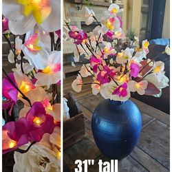 Fake Flowers with lights
