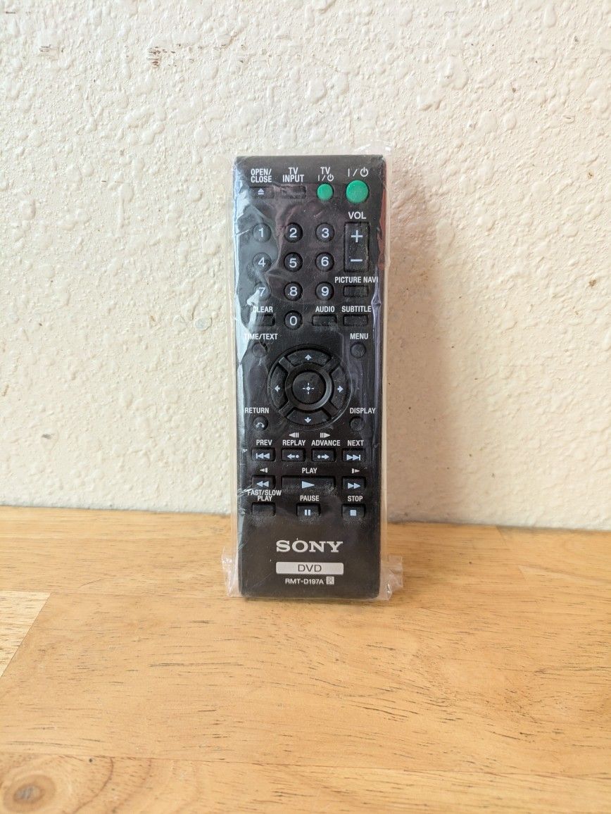 Original Sony RMT-D197A Remote Control for DVD Player