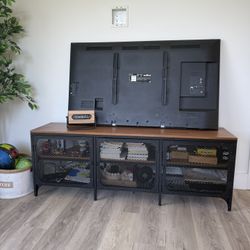 TV Console Table Living Room Decor 