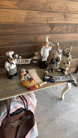 Kitchen Decor Chef Figurines