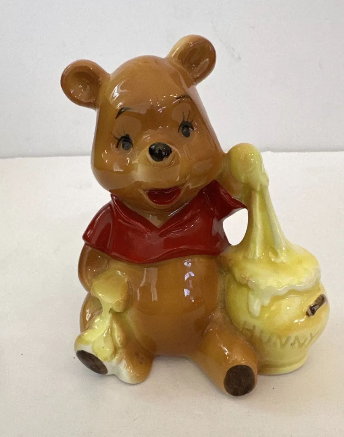 Vintage Disney Winnie The Pooh Ceramic Figure Japan