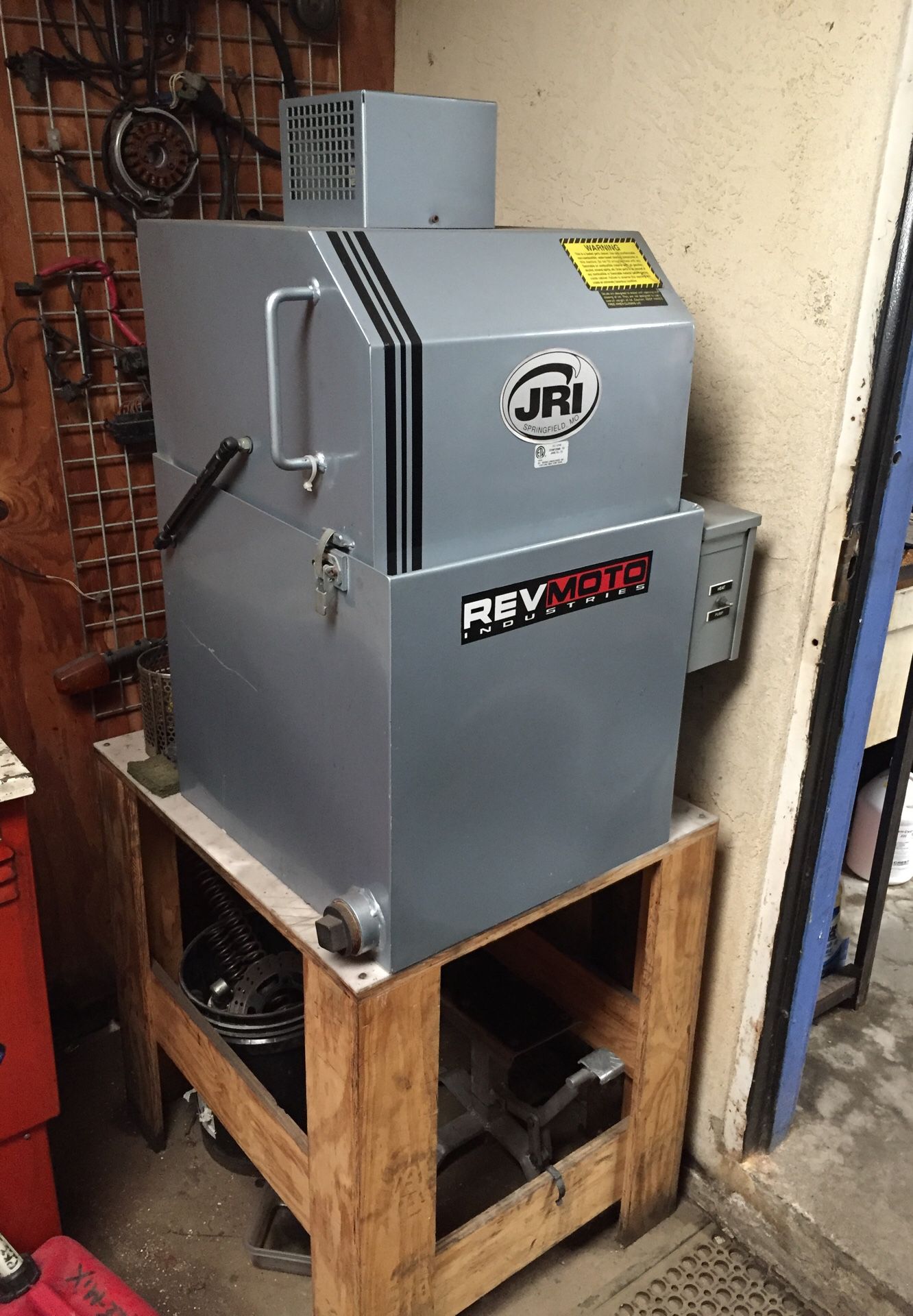 JRI parts washer w/stand