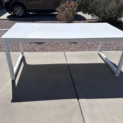 Large White Dining Table 