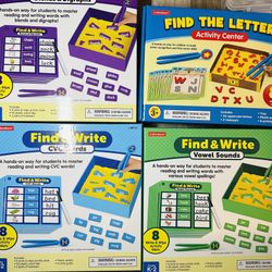 Lakeshore find and write phonics activity centers