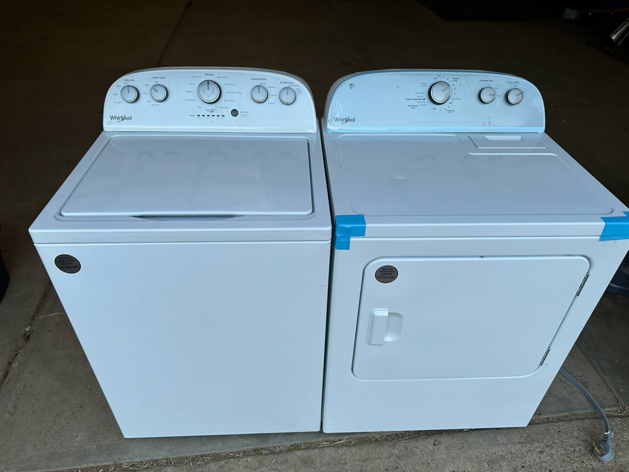 Whirlpool Washer And Electric Dryer