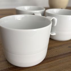 3 Crate and Barrel Coffee Mugs